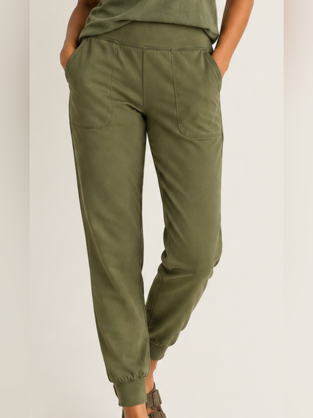 NEW Haven Well Within balance joggers THYME GREEN Women's Sz S NEW LOUNGE TRAVEL